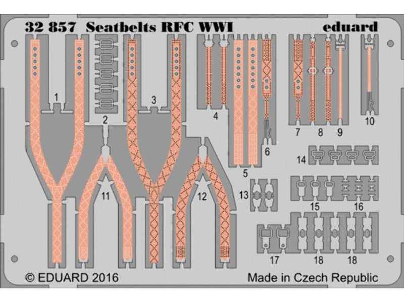 Seatbelts RFC WWI 1/32 - zdjęcie 1