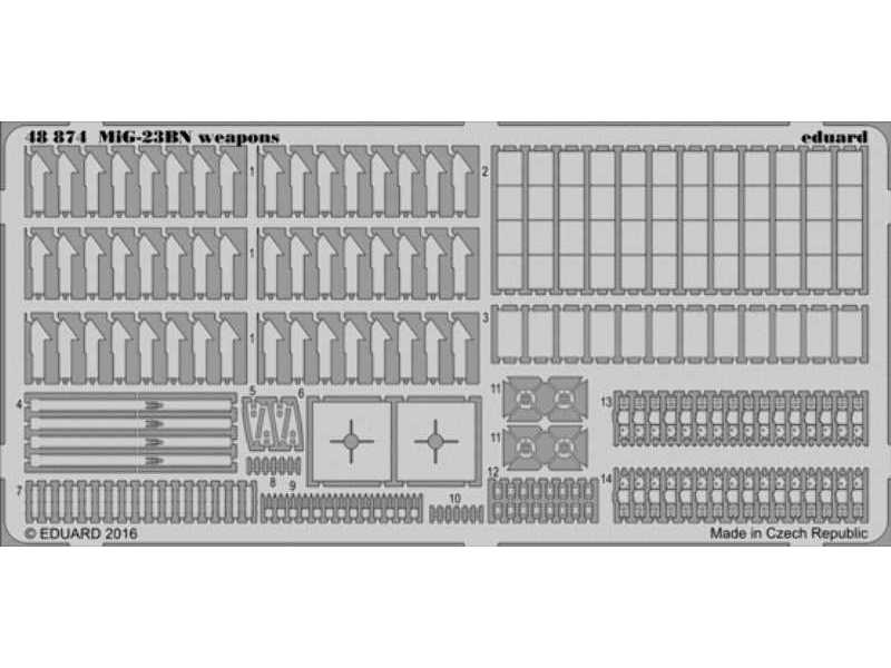 MiG-23BN weapons 1/48 - Trumpeter - zdjęcie 1 MiG-23BN weapons 1/48 - Trumpeter - zdjęcie 1