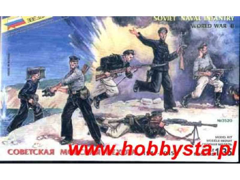 Figurki Soviet Naval Infantry - zdjęcie 1 Figurki Soviet Naval Infantry - zdjęcie 1