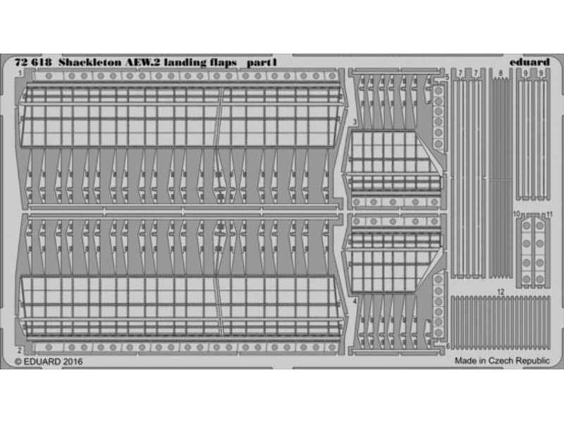 Shackleton AEW.2 landing flaps 1/72 - Revell - zdjęcie 1