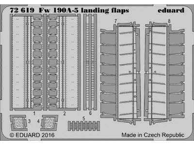 Fw 190A-5 landing flaps 1/72 - Eduard - zdjęcie 1