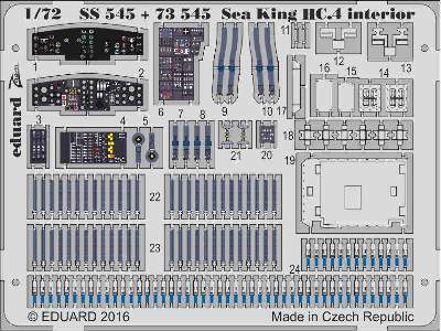 Sea King HC.4 interior 1/72 - Airfix - zdjęcie 1