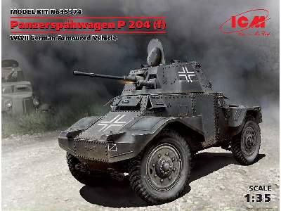 Panzerspahwagen P 204 (f) - niemiecki samochód pancerny - zdjęcie 1