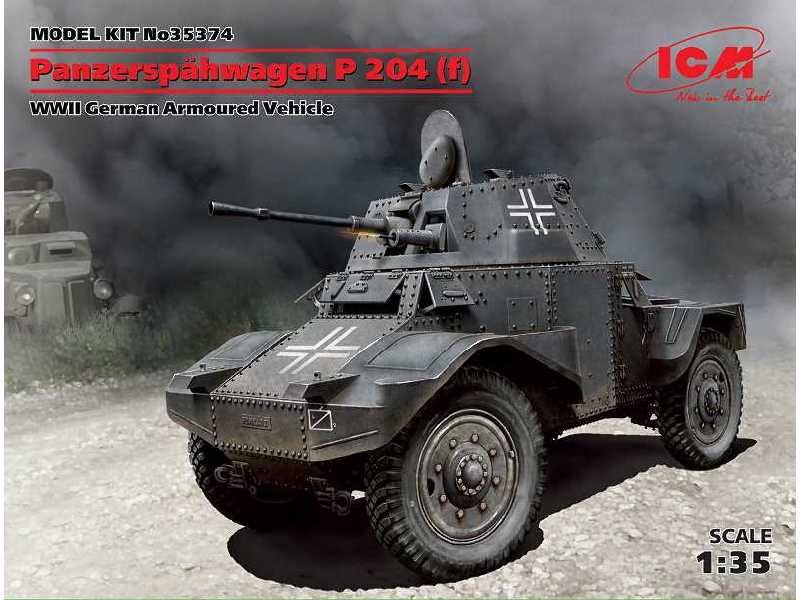 Panzerspahwagen P 204 (f) - niemiecki samochód pancerny - zdjęcie 1 Panzerspahwagen P 204 (f) - niemiecki samochód pancerny - zdjęcie 1