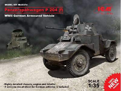 Panzerspahwagen P 204 (f) - niemiecki samochód pancerny - zdjęcie 16