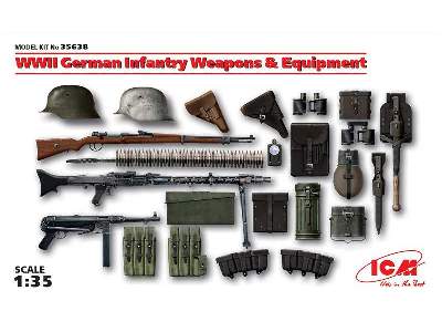 Broń i wyposażenie piechoty niemieckiej - II W.Ś. - zdjęcie 1