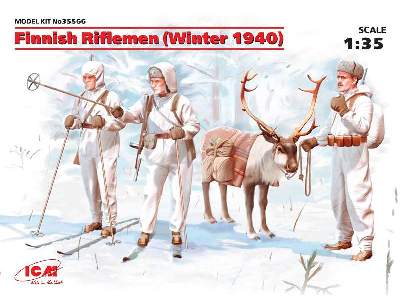Fińscy strzelcy - zima 1940 - zdjęcie 1