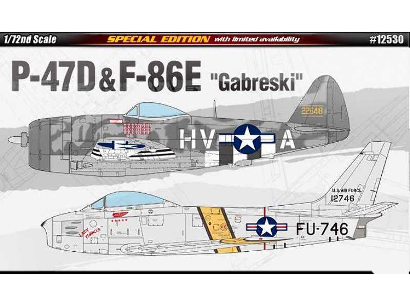 P-47D & F-86E Gabreski - zdjęcie 1 P-47D & F-86E Gabreski - zdjęcie 1