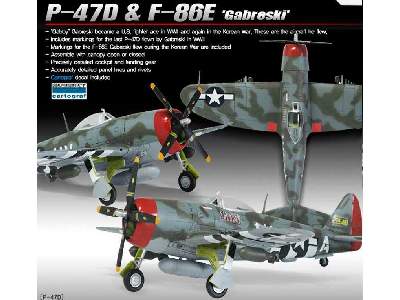 P-47D & F-86E Gabreski - zdjęcie 2
