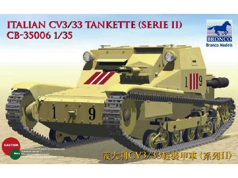 Włoska tankietka CV L3/33 Serie II - zdjęcie 1 Włoska tankietka CV L3/33 Serie II - zdjęcie 1