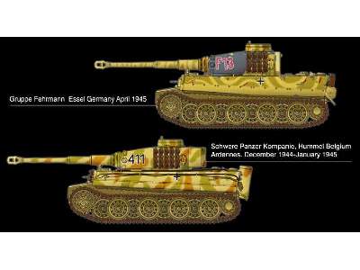 Tiger I - Gruppe Fehrmann - Essel 1945 - zdjęcie 8
