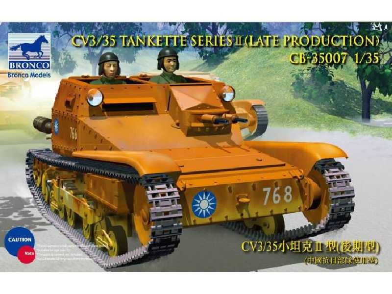 Włoska tankietka CV L3/35 Serie II (późna produkcja) - zdjęcie 1 Włoska tankietka CV L3/35 Serie II (późna produkcja) - zdjęcie 1