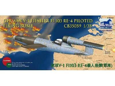 V-1 Fi103 Fieseler Re 4 Piloted Flying Bomb - zdjęcie 1