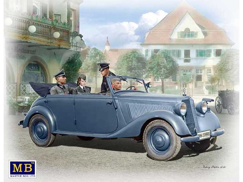 Mercedes Benz 170 V z figurkami - II Wojna Światowa - zdjęcie 1