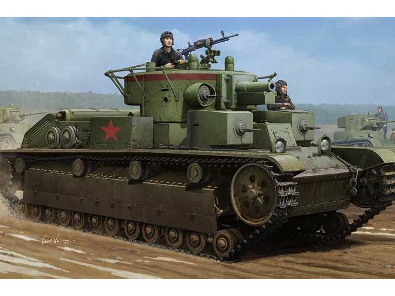 T-28 - sowiecki czołg średni - spawany - zdjęcie 1