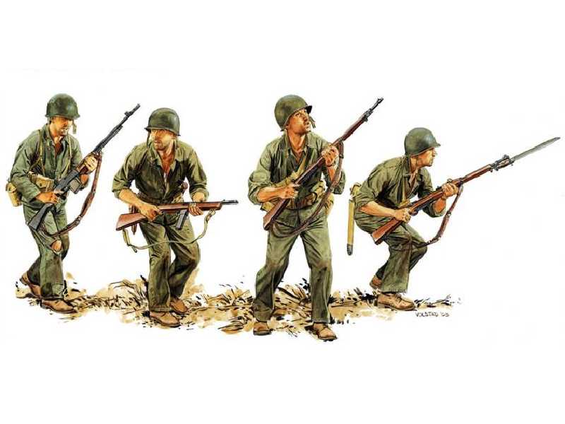 Figurki U.S. Marines Guadacanal 1942 - zdjęcie 1 Figurki U.S. Marines Guadacanal 1942 - zdjęcie 1