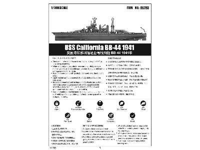 Pancernik USS California BB-44 1941	 - zdjęcie 5
