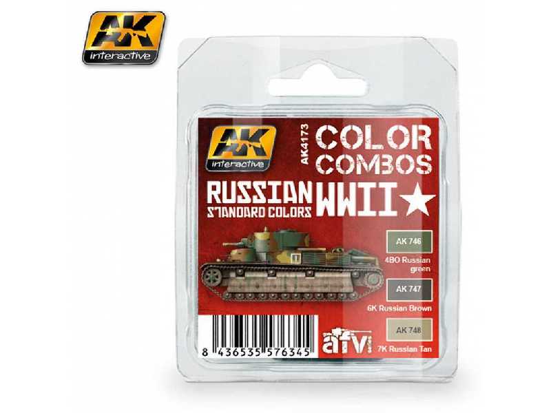 Russian WWii Standard Colors Combo - zdjęcie 1 Russian WWii Standard Colors Combo - zdjęcie 1