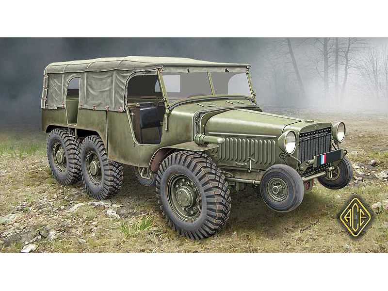 Francuski ciągnik artyleryjski (6x6) W15T - II W.Ś. - zdjęcie 1 Francuski ciągnik artyleryjski (6x6) W15T - II W.Ś. - zdjęcie 1