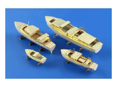 HMS Queen Elizabeth 1943 pt 4 - cranes & lifeboats 1/350 - Trump - zdjęcie 4