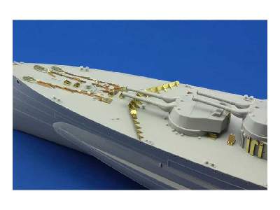 HMS Queen Elizabeth 1943 pt 5 - deck & main batteries 1/350 - Tr - zdjęcie 3