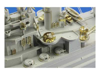 HMS Queen Elizabeth 1943 pt 5 - deck & main batteries 1/350 - Tr - zdjęcie 7