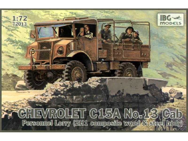 Chevrolet C15A No.13 Cab Personnel Lorry (2H1 wood & steel body) - zdjęcie 1 Chevrolet C15A No.13 Cab Personnel Lorry (2H1 wood & steel body) - zdjęcie 1