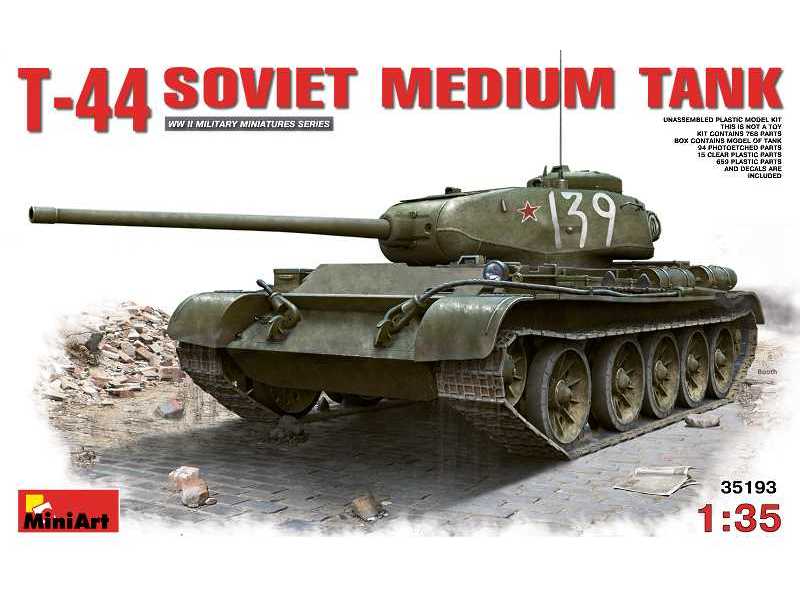 T-44 - sowiecki czołg średni - zdjęcie 1 T-44 - sowiecki czołg średni - zdjęcie 1