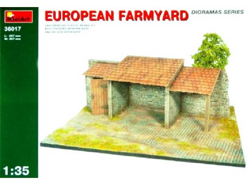 Diorama Podwórko wiejskie - zdjęcie 1 Diorama Podwórko wiejskie - zdjęcie 1