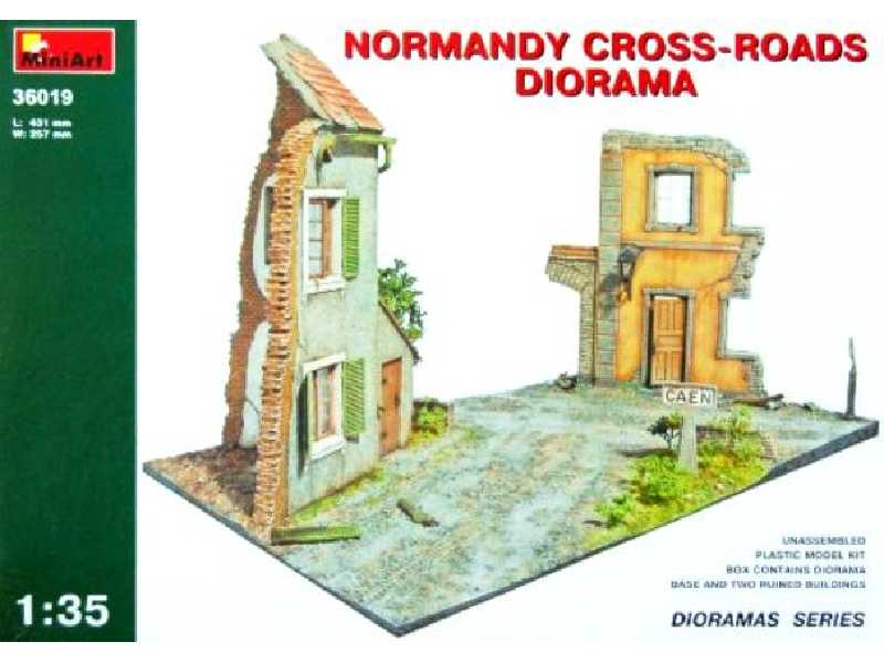 Diorama Skrzyżowanie dróg w Normandii - zdjęcie 1 Diorama Skrzyżowanie dróg w Normandii - zdjęcie 1