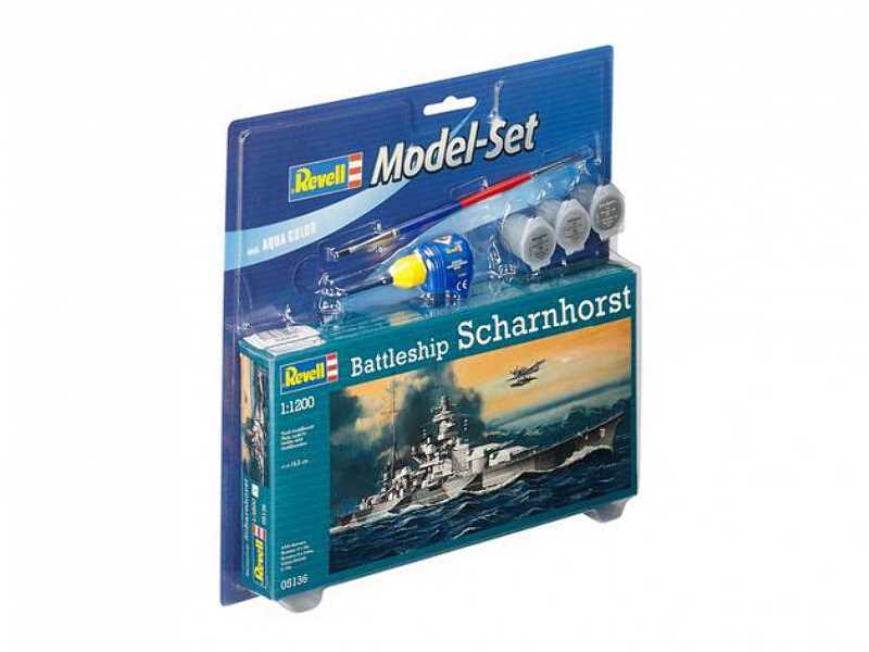 Pancernik Scharnhorst - zestaw podarunkowy - zdjęcie 1 Pancernik Scharnhorst - zestaw podarunkowy - zdjęcie 1