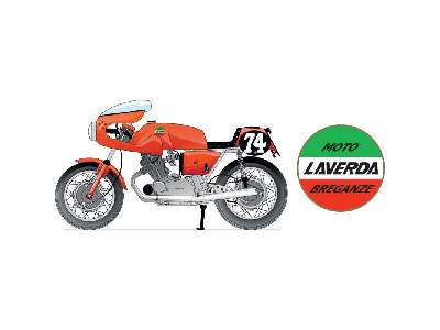 Laverda 750 Competition + farby, klej, pędzelek - zdjęcie 2