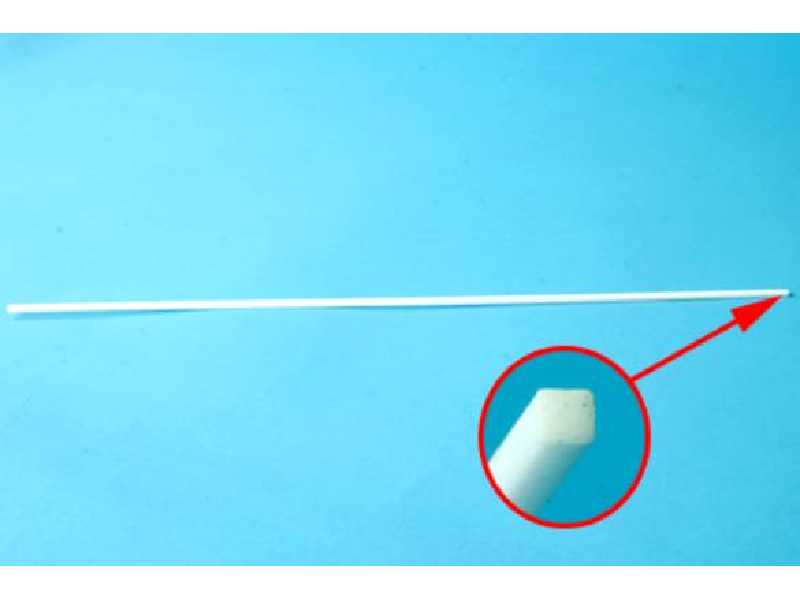 Belka (pręt) plastikowa 3 mm (kwadrat) - 10 sztuk - zdjęcie 1 Belka (pręt) plastikowa 3 mm (kwadrat) - 10 sztuk - zdjęcie 1