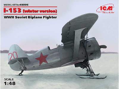 I-153 - sowiecki myśliwiec dwupłatowy - wersja zimowa - zdjęcie 1