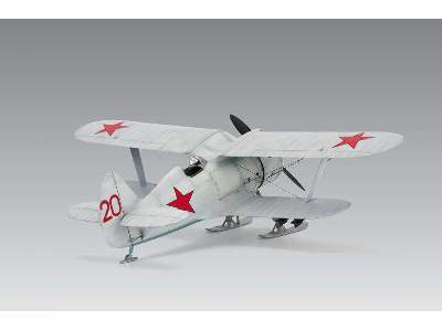 I-153 - sowiecki myśliwiec dwupłatowy - wersja zimowa - zdjęcie 8