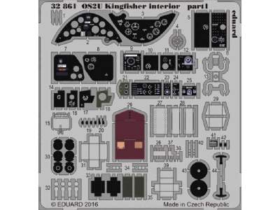 OS2U Kingfisher interior 1/32 - Kitty Hawk - zdjęcie 1