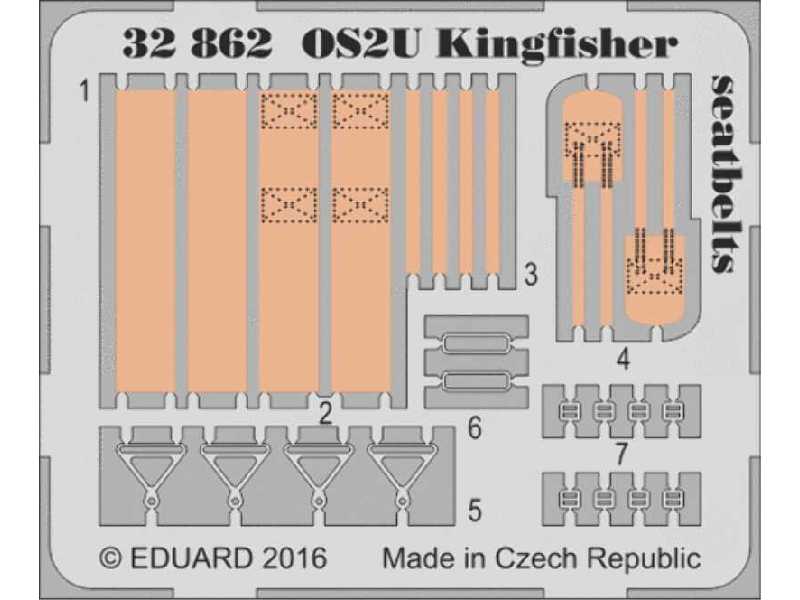 OS2U Kingfisher seatbelts 1/32 - Kitty Hawk - zdjęcie 1 OS2U Kingfisher seatbelts 1/32 - Kitty Hawk - zdjęcie 1