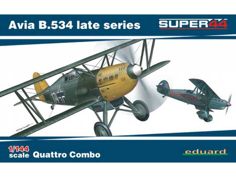 Avia B.534 late series Quattro Combo 1/144 - zdjęcie 1 Avia B.534 late series Quattro Combo 1/144 - zdjęcie 1