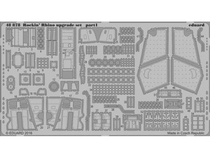 Rockin´ Rhino upgrade set 1/48 - Eduard - zdjęcie 1 Rockin´ Rhino upgrade set 1/48 - Eduard - zdjęcie 1
