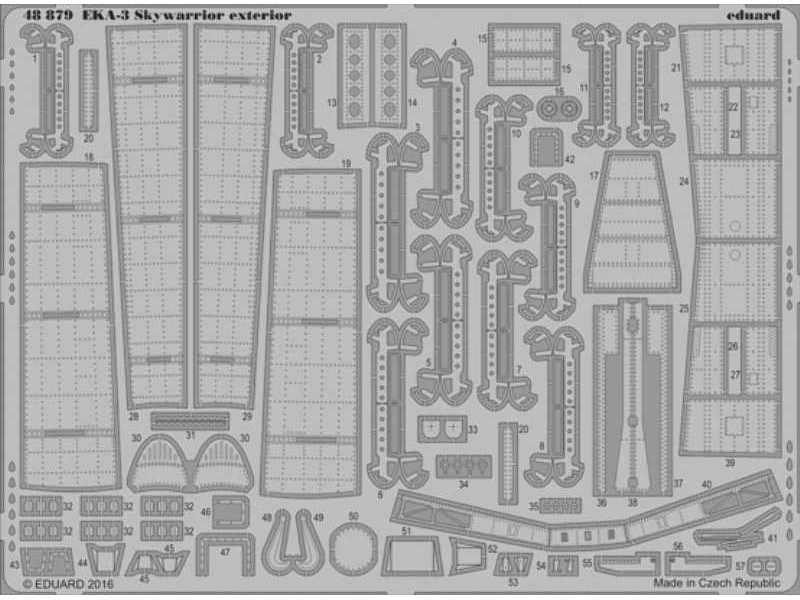 EKA-3 Skywarrior exterior 1/48 - Trumpeter - zdjęcie 1 EKA-3 Skywarrior exterior 1/48 - Trumpeter - zdjęcie 1