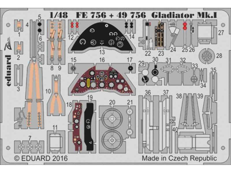 Gladiator Mk. I 1/48 - Merit - zdjęcie 1 Gladiator Mk. I 1/48 - Merit - zdjęcie 1