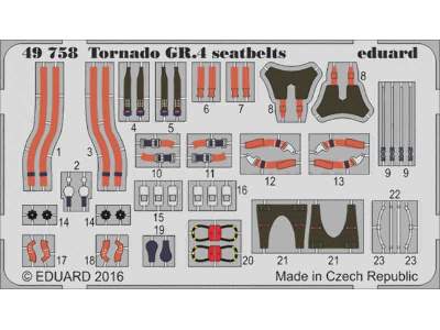 Tornado GR.4 seatbelts 1/48 - Revell - zdjęcie 1