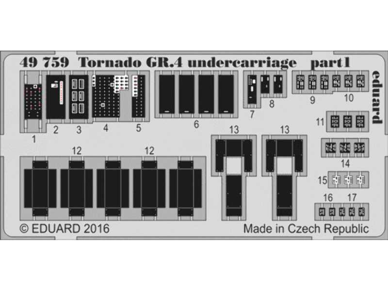 Tornado GR.4 undercarriage 1/48 - Revell - zdjęcie 1