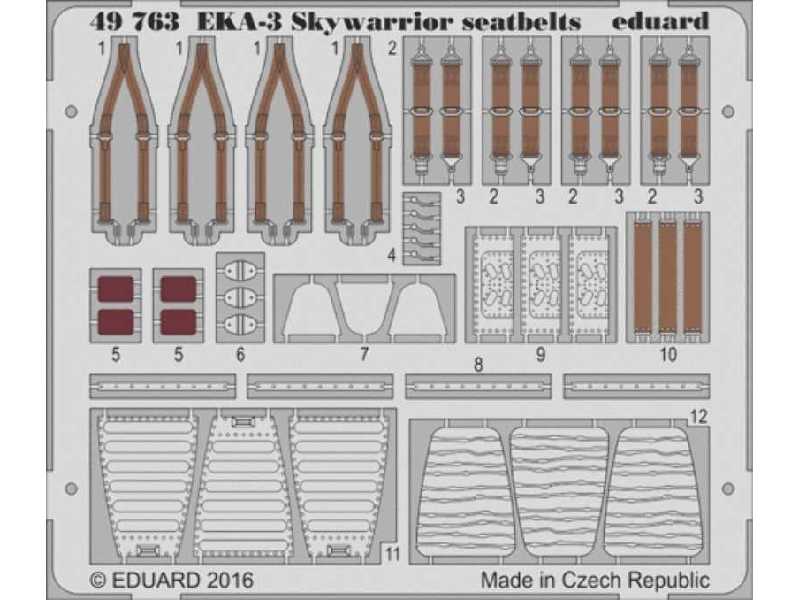 EKA-3 Skywarrior seatbelts 1/48 - Trumpeter - zdjęcie 1 EKA-3 Skywarrior seatbelts 1/48 - Trumpeter - zdjęcie 1