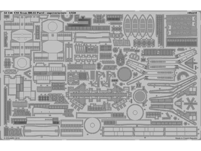 USS Texas pt. 3 superstructure 1/350 - Trumpeter - zdjęcie 1 USS Texas pt. 3 superstructure 1/350 - Trumpeter - zdjęcie 1