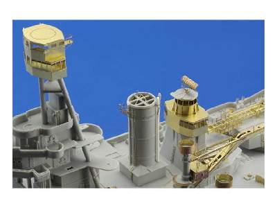 USS Texas pt.  3 superstructure 1/350 - Trumpeter - zdjęcie 6