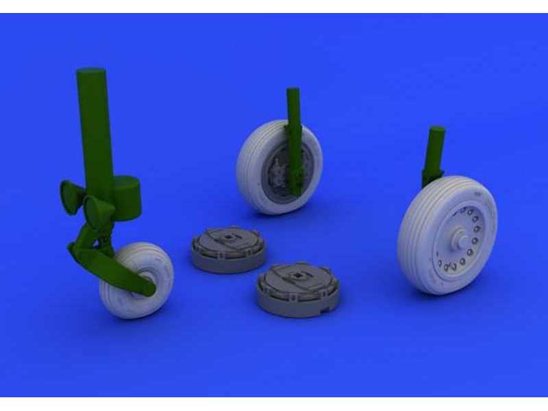 Mirage IIIc wheels 1/32 - Italeri - zdjęcie 1 Mirage IIIc wheels 1/32 - Italeri - zdjęcie 1