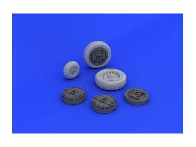 Mirage IIIc wheels 1/32 - Italeri - zdjęcie 7