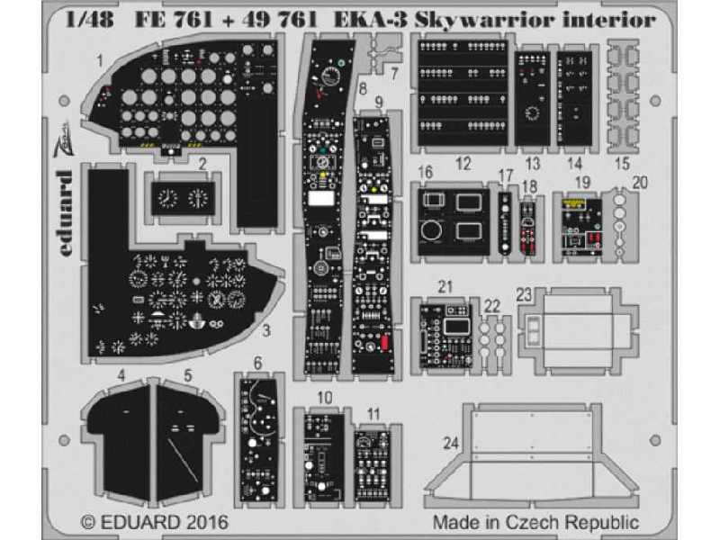EKA-3 Skywarrior interior 1/48 - Trumpeter - zdjęcie 1 EKA-3 Skywarrior interior 1/48 - Trumpeter - zdjęcie 1