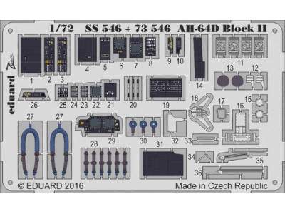 AH-64D Block II interior 1/72 - Academy - zdjęcie 1